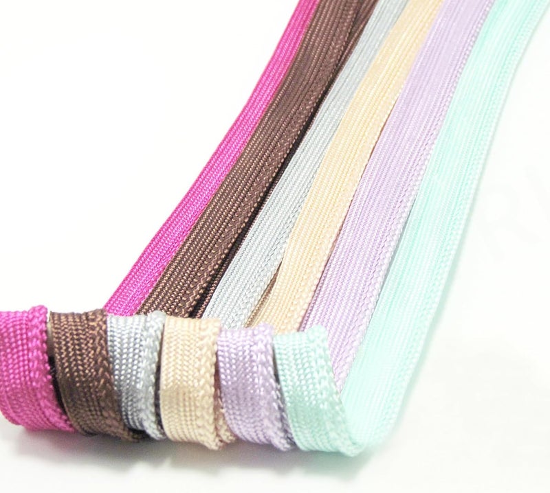 YRCLASYTRIM 0.35inch,(55Yards) Sewing Piping Trim,Shining Polyesterter Cord Trim,for Sewing Clothing,Hometextile, Decoration DIY Crafts Edge Piping Embellishments,30Colour (Light Quartz Purple) - Image 4